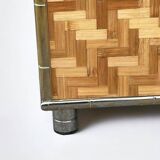 Beautiful Vintage Bamboo Sideboard in Gabriella Crespi style, Italy Circa 1970