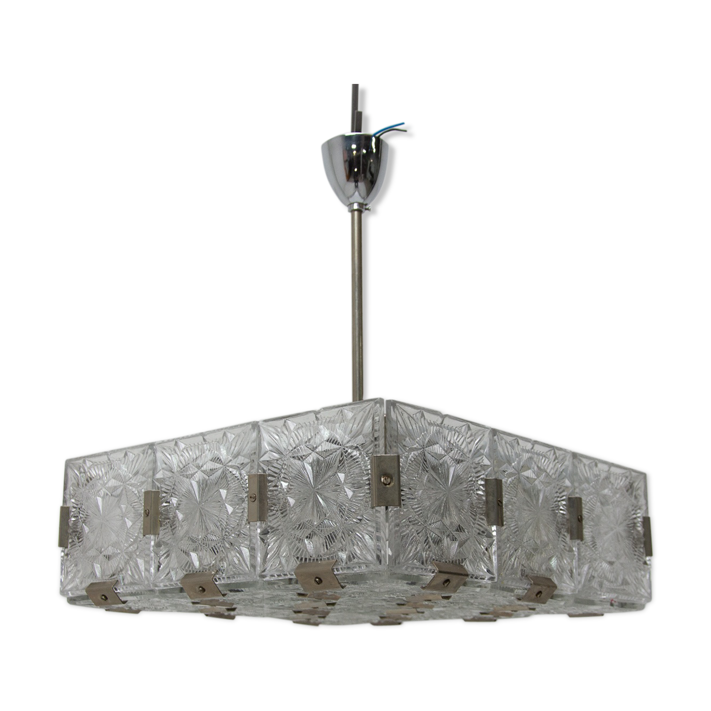 Hanging lamp by Kamenický Šenov, 1970