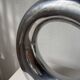 Round aluminium loop vase