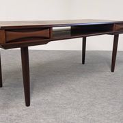 Modernist teak coffee table by Arne Vodder for Dyrlund, Denmark 1960.