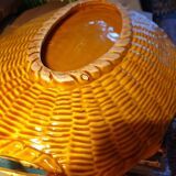 Plat barbotine Vallauris