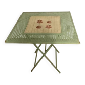 Table pliante vintage.