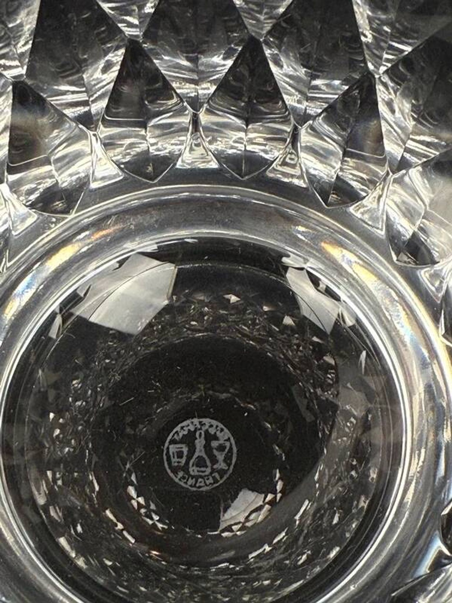 Baccarat, set of 6 Armagnac whisky glasses