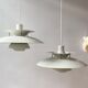Paire de suspensions PH5 de Poul Henningsen, Louis Poulsen, Danemark