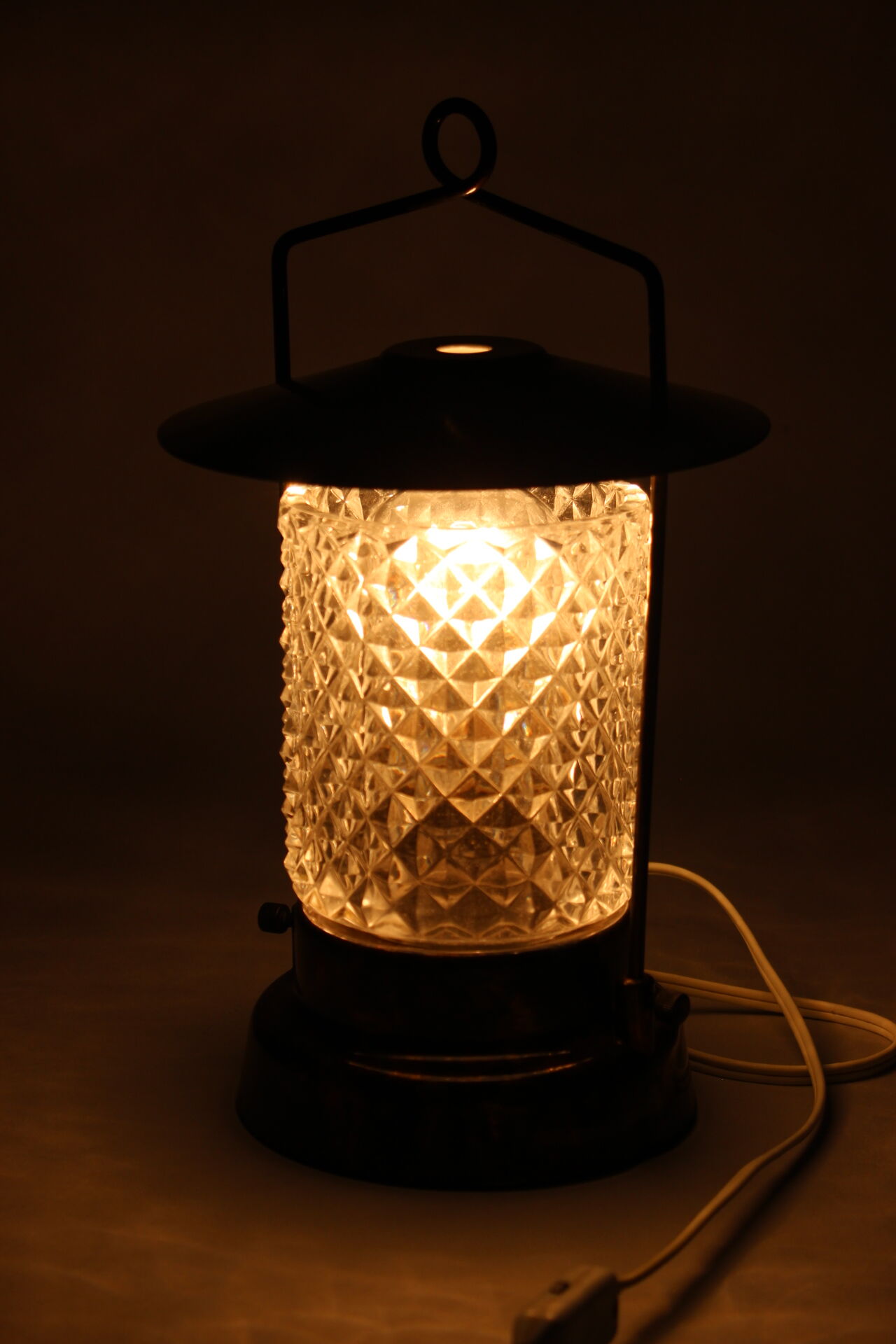 1970's Table Lamp / Lantern by Lidokov, Czechoslovkia