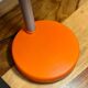 Vintage gray and orange lamp