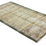 Anatolian handmade vintage rug 235 cm x 132 cm