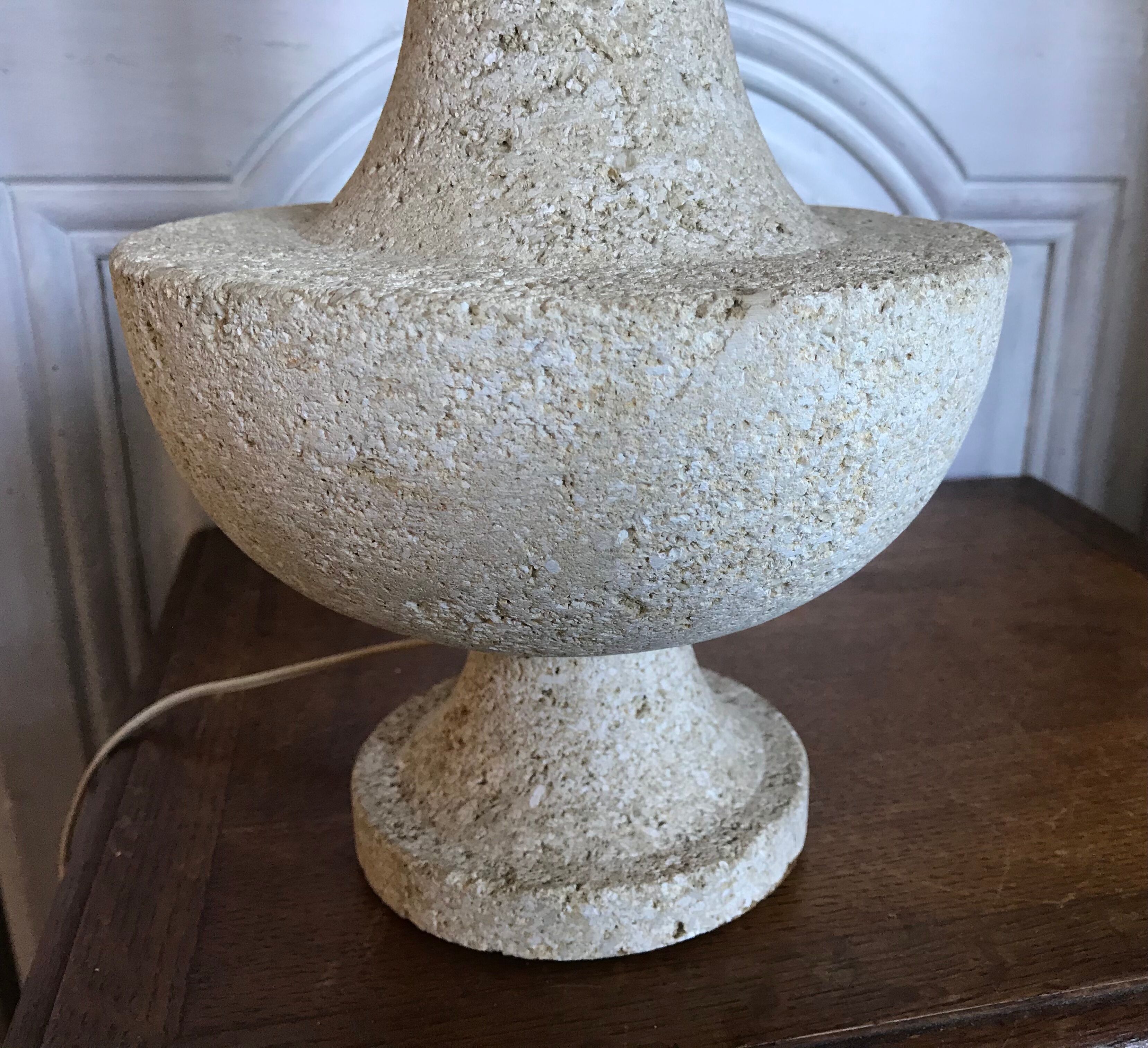 Vintage stone lamp