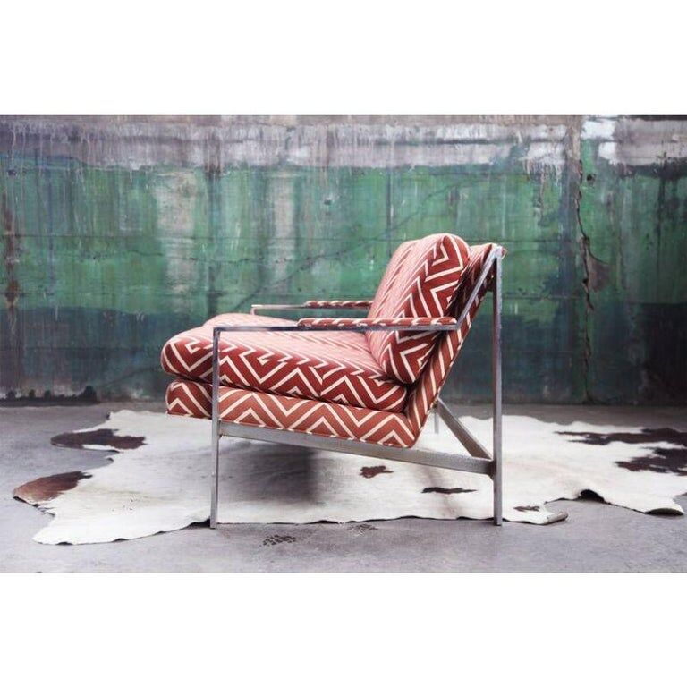 Cy Mann sofa in Chrome, 1970s