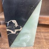 2 Serre livres en marbre anciens