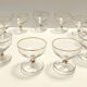 Set of Eleven Bohemian Crystal Dessert Bowls by Jozef Stanik