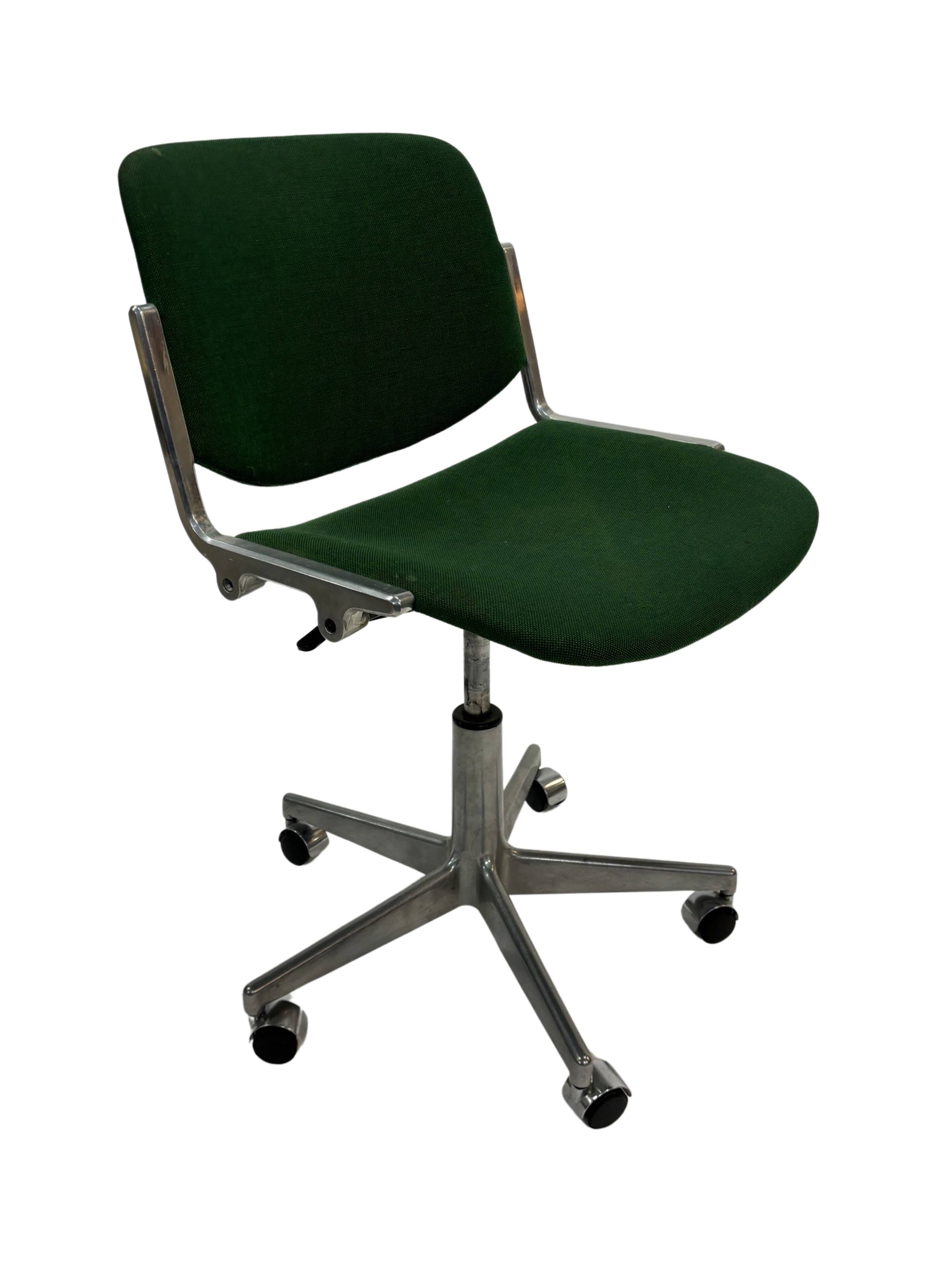 Vintage DSC 106 office chair by Giancarlo Piretti for Castelli, 1960s