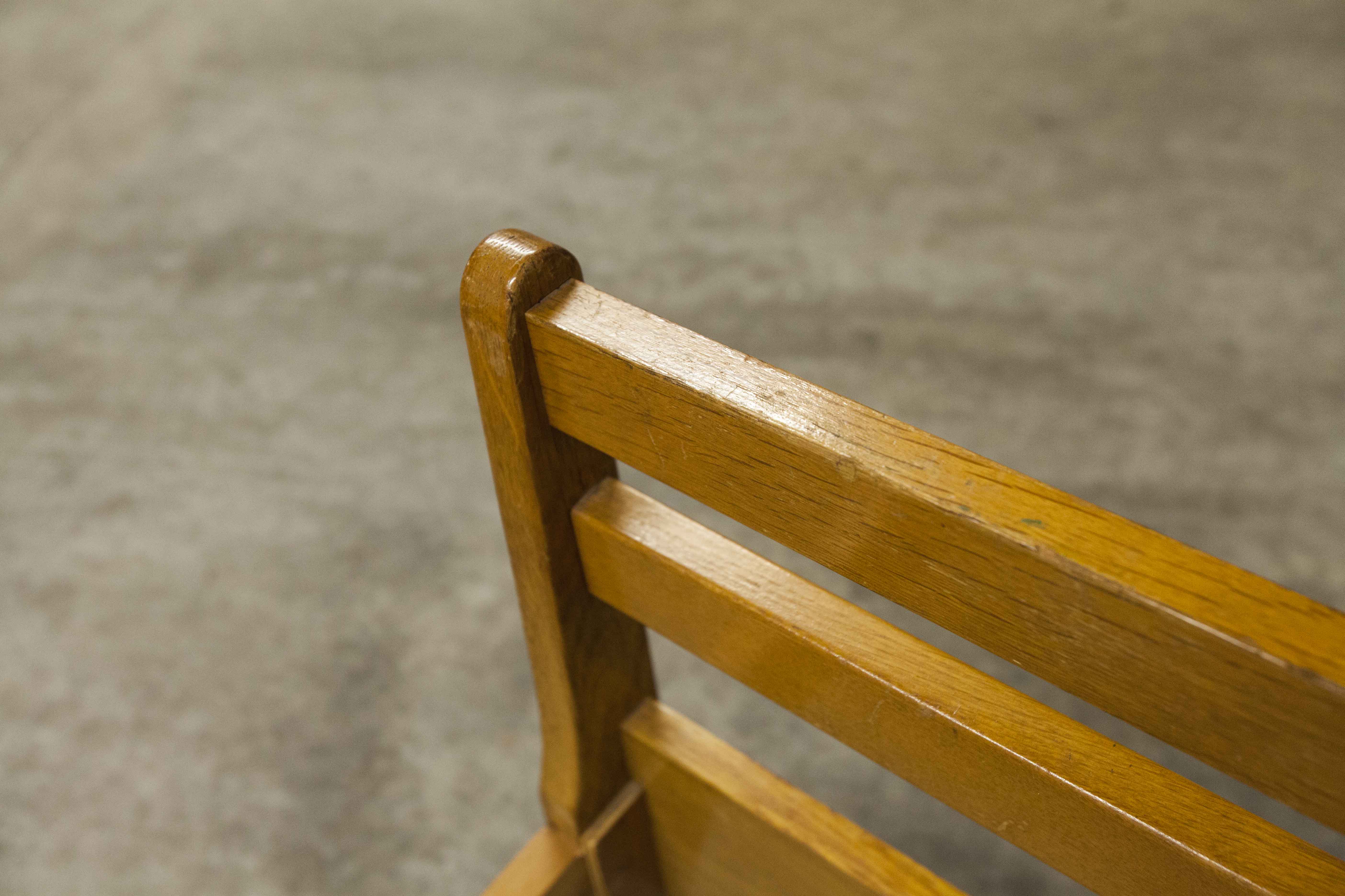 Pair of 1960 Scandinavian twin beds in solid beech