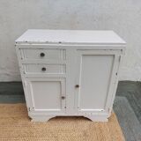 Small white Mado buffet, chippy paint