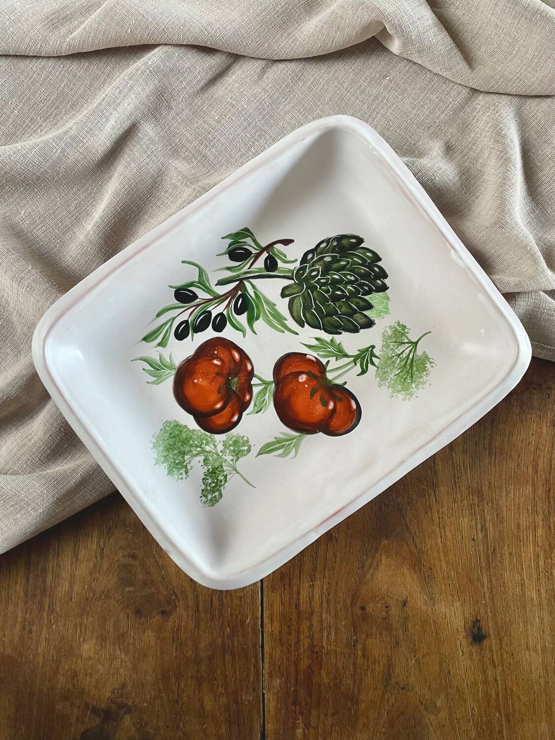 Rare service Vallauris Marius Bessone 1960