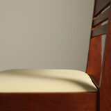 Set of 4 Dutch Hague School oak dining chairs, 1925-1935