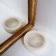 White marble ashtray