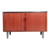 Buffet scandinave vintage en teck avec portes tambour