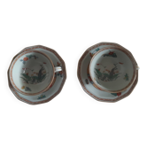Limoges porcelain tea cups Bernardaud çadon 1920