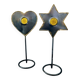 Pair of vintage candle holders