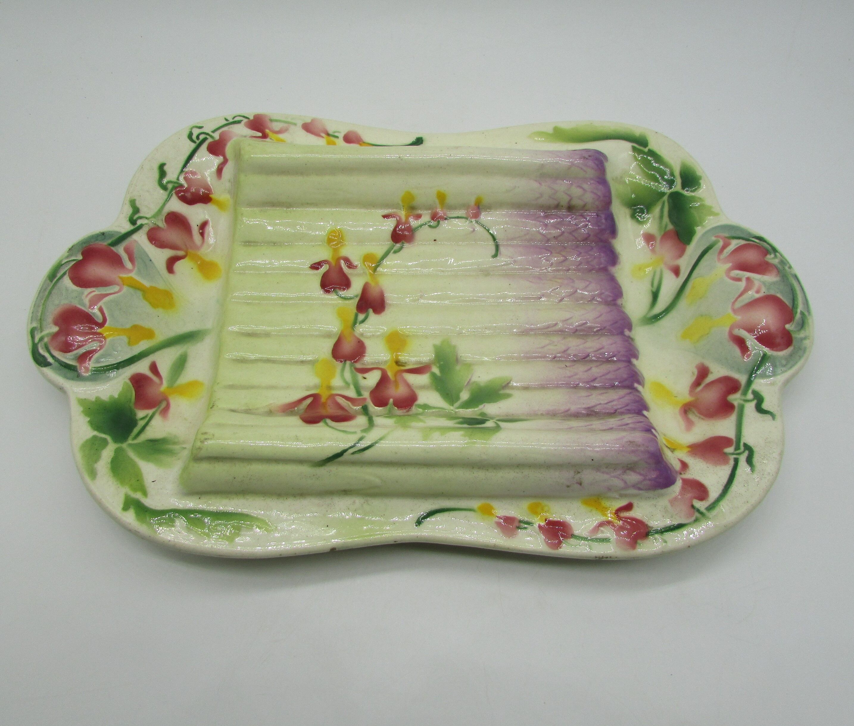 Asparagus dish slurry KG St-Clément art-nouveau