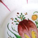 Pair of earthenware plates Les Islettes XIXth century
