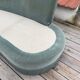 Rounded sofa with fringes