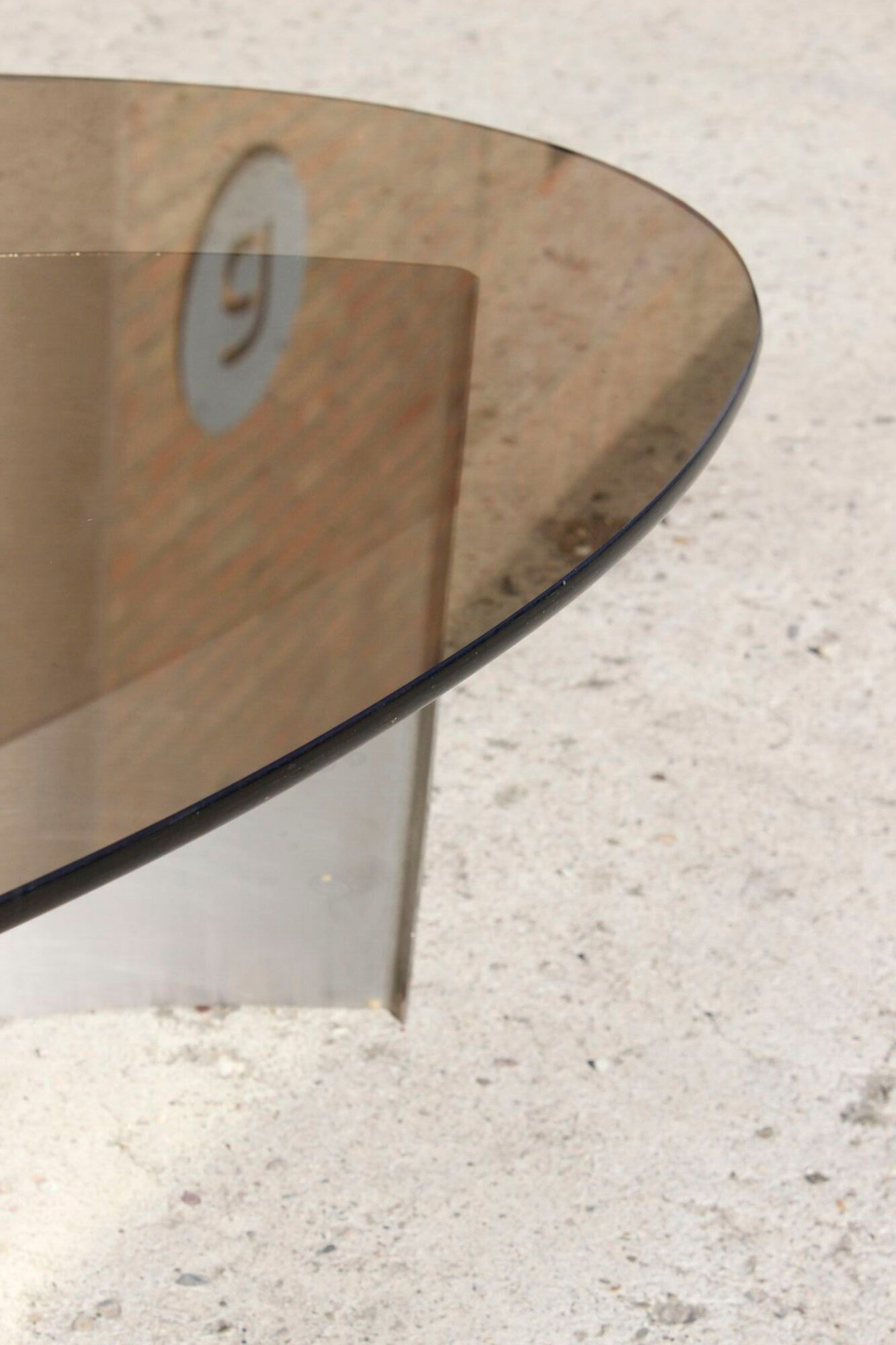Steel coffee table , 1970s