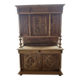 Medieval style airbrushed dresser