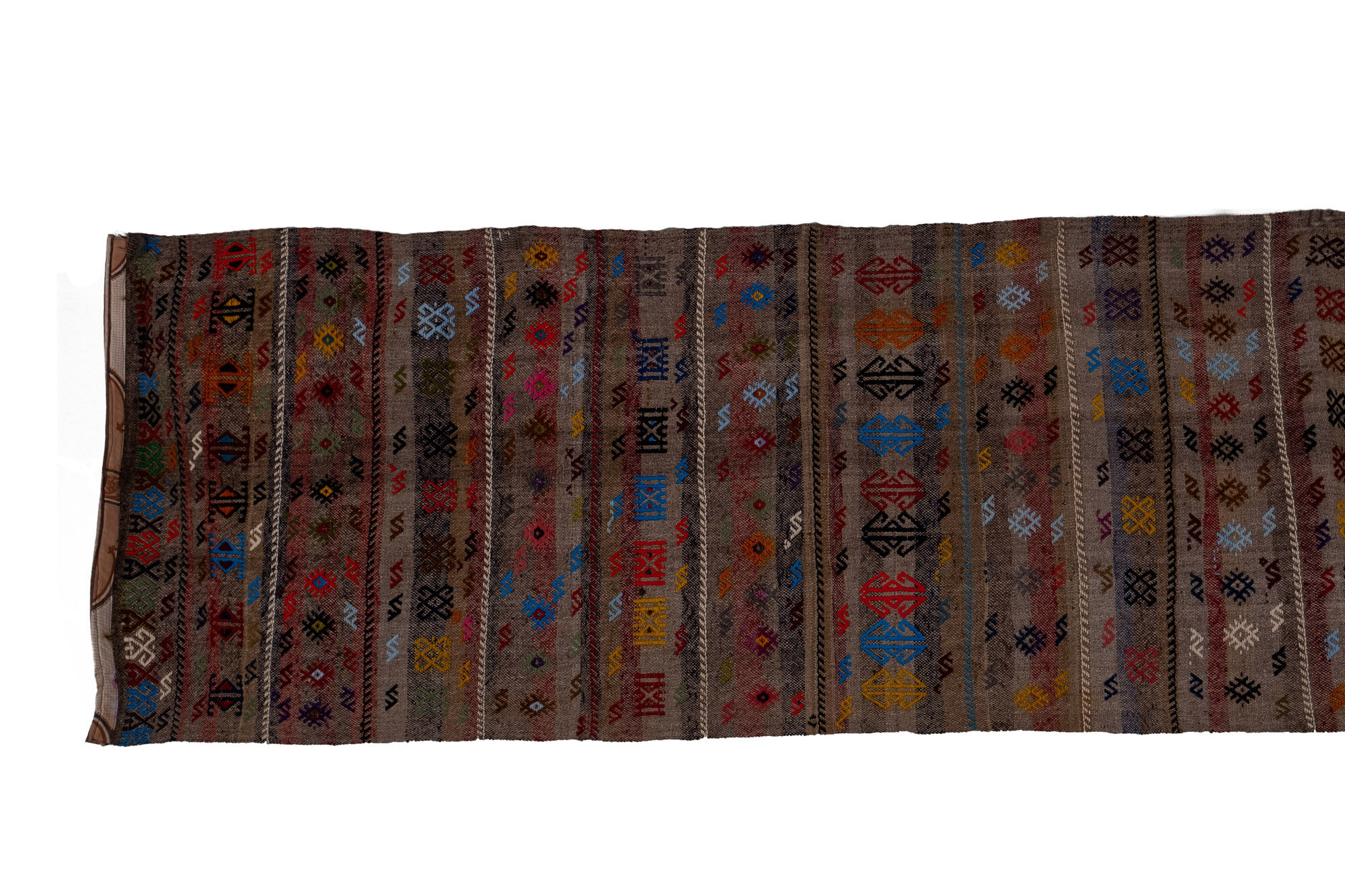 Turkish jajim kilim runner 98 x 282 cm