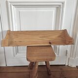 Vintage raw wood shelf