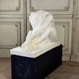 Large Workshop Plaster, Young Nude Woman, Signature on the Base