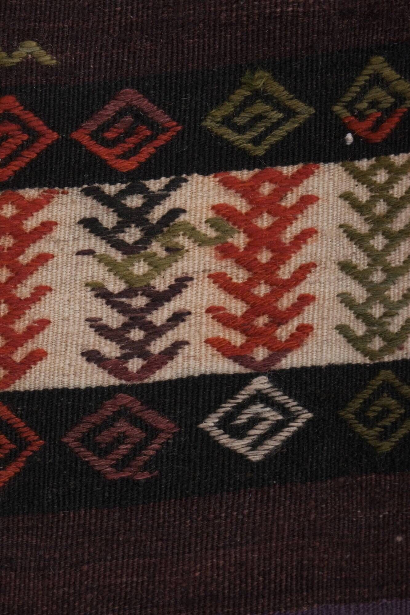 Vintage Turkish hallway rug 61x773 cm