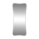 Golden brass mirror in the style of Gio Ponti. 1980s or 1990s.