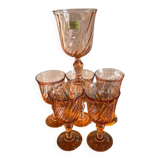 6 Rosaline water glasses