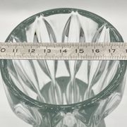 Sklo union vase • rosice glassware • design jan schmid • 1960 • pressed glass