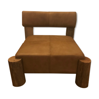 Leather armchair