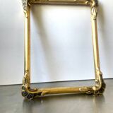 Cadre ancien en bois doré art nouveau 27 cm x 22 cm