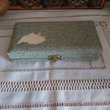 Antique silver metal shaker