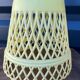 Yellow plastic pot cover 50s-60s