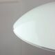 Mid-Century Italian Saucer Glass and Brass Pendant Lamp