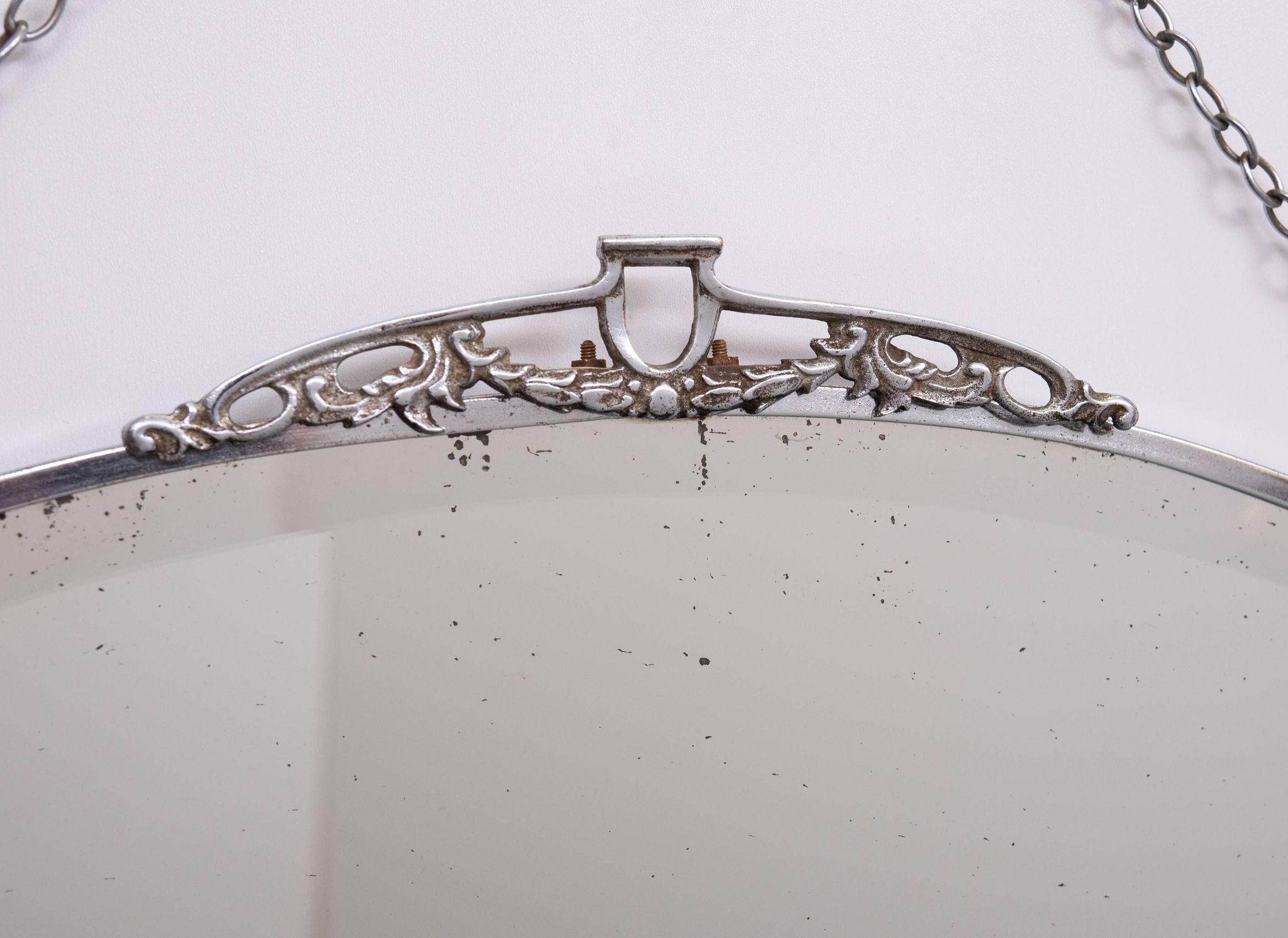 Miroir ovale Art Déco France années 1930
