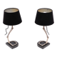 Pair of Eichholtz table lamps with stirrups from 1980s