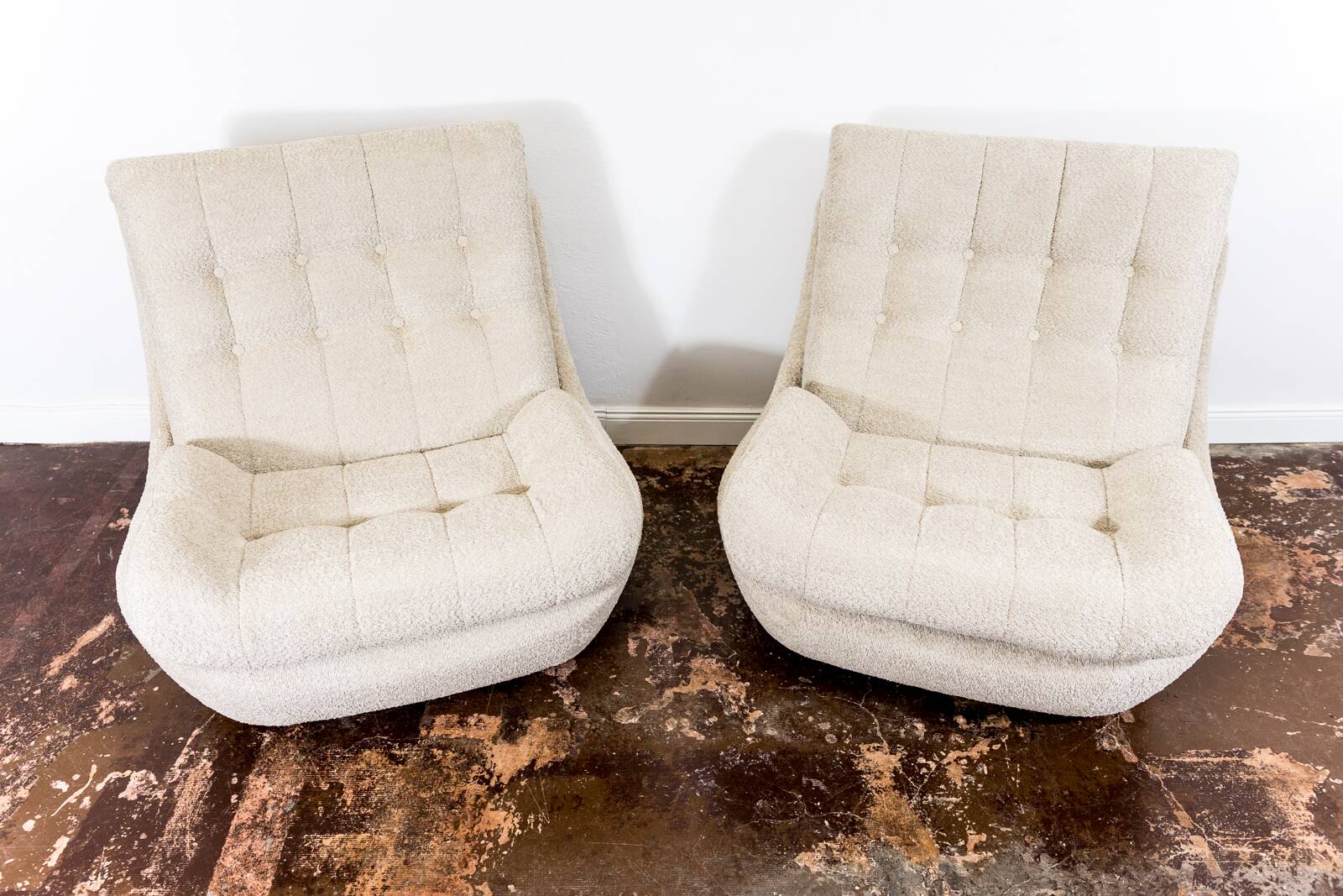 Space Age, Atlantis lounge chairs, Former Czechoslovakia, 1970s, Set of 2