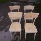 Series of 4 Baumann bistro chairs
