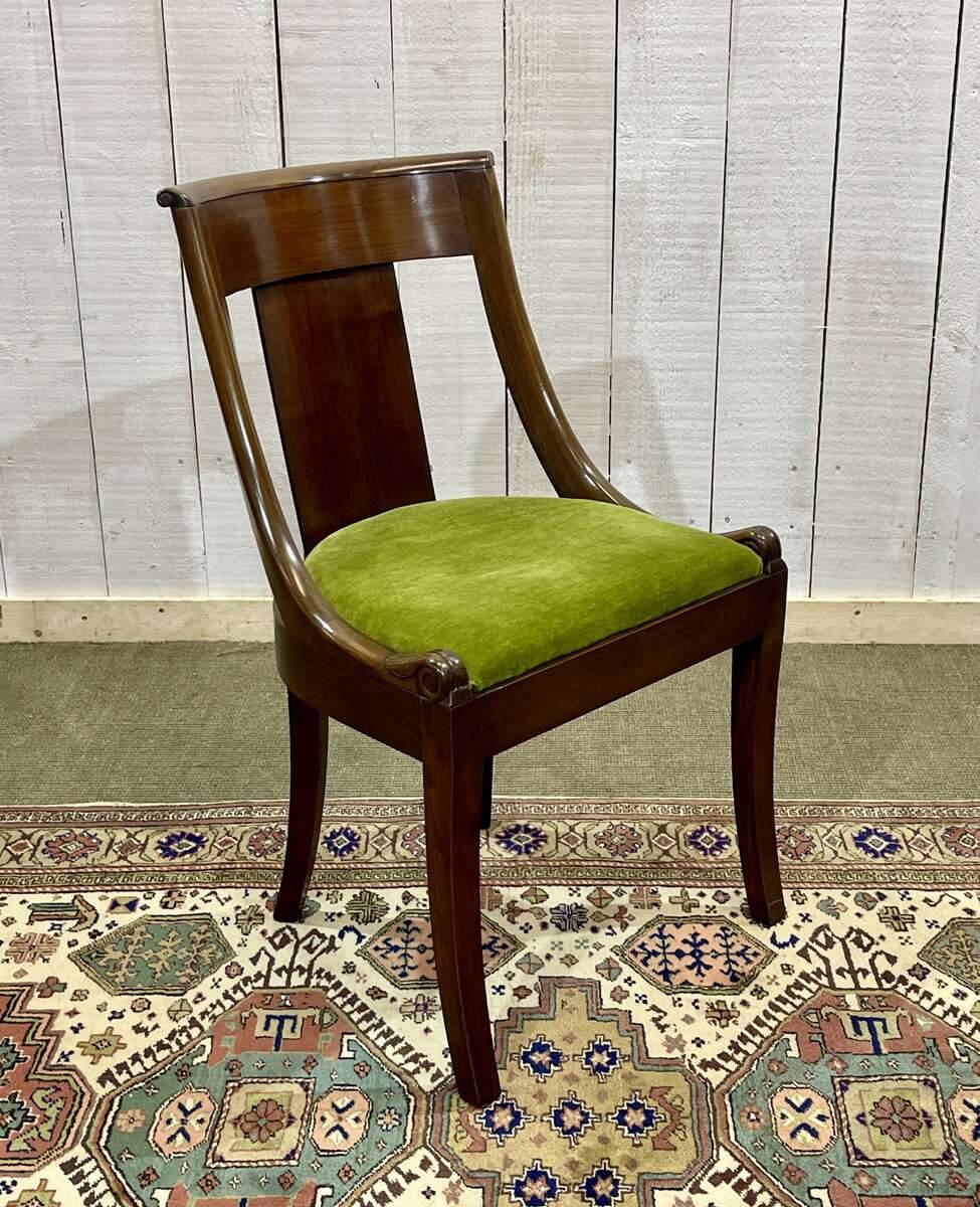 19th century Empire mahogany chair