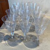 12 number 2 baccarat crystal glasses model piccadilly in original box