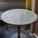 Table Round marble top 90cm