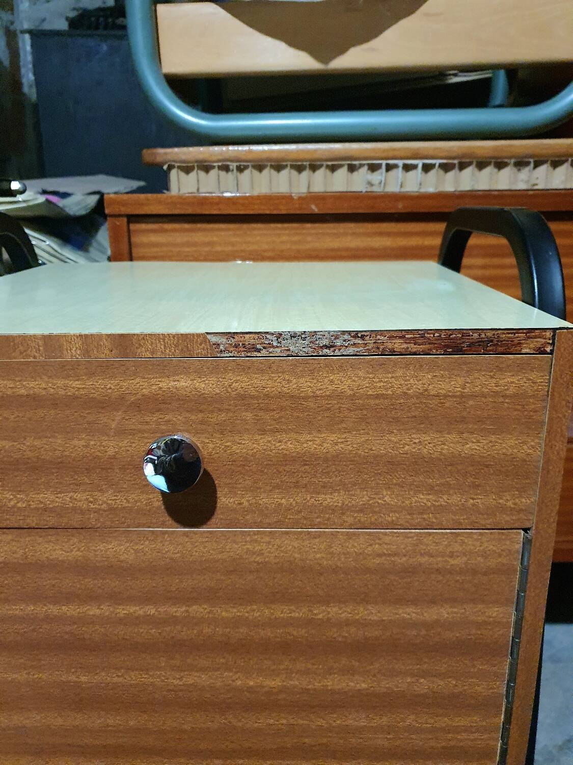 Side table, vintage bedside table