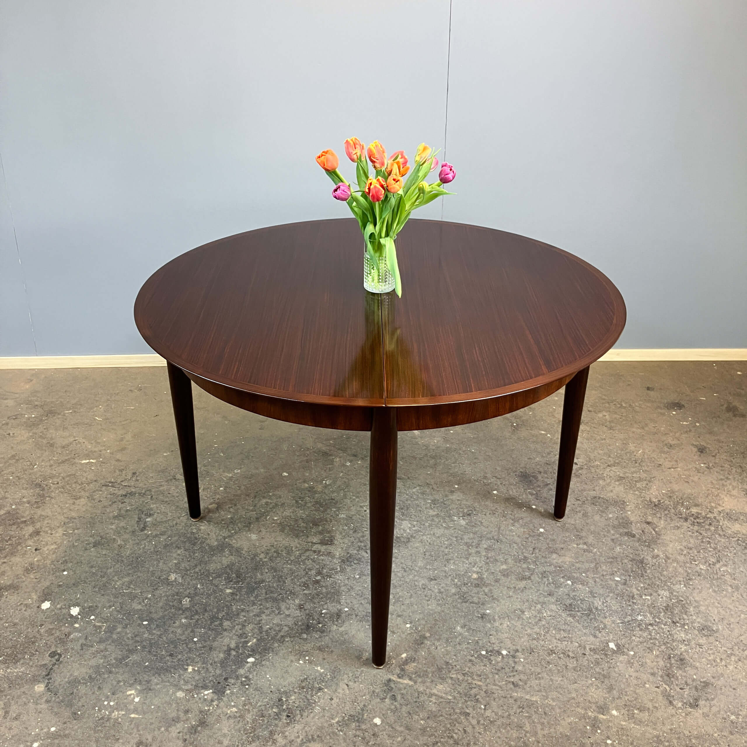 Extendable dining table by Lübke, rosewood, 1960s